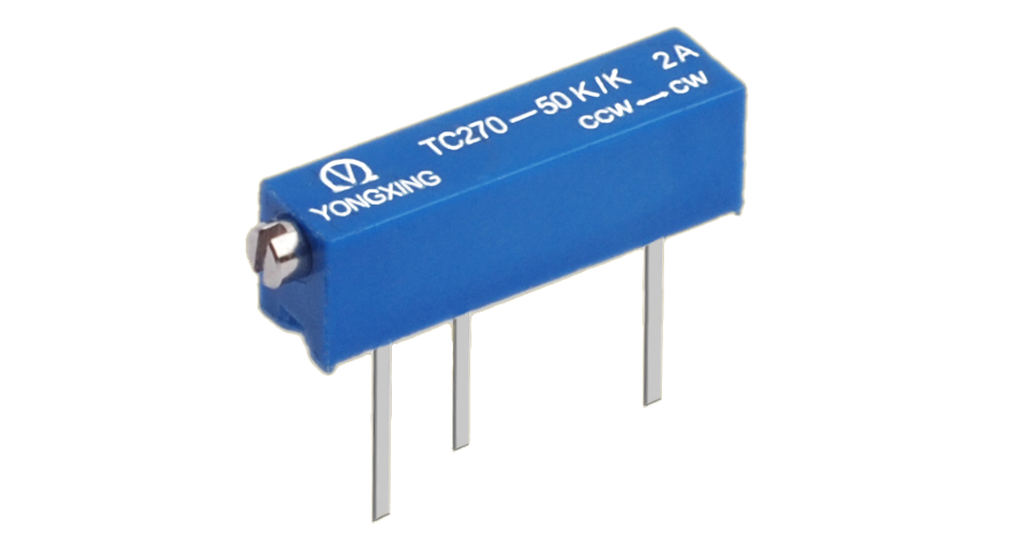 TC270系列矩形螺桿驅(qū)動(dòng)玻璃釉預(yù)調(diào)電位器